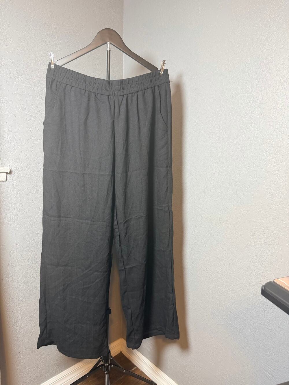 Halara Wide Leg Pants Tall - XL Black